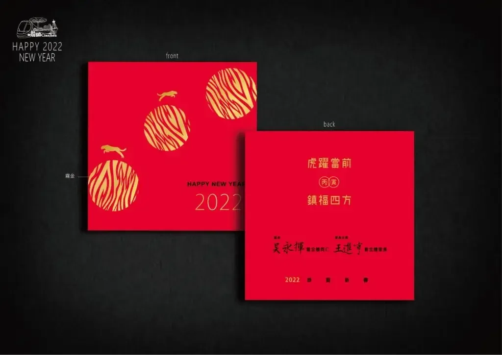 賀卡設計作品案例，賀卡設計、年節設計、平面設計，都市彩繪案例